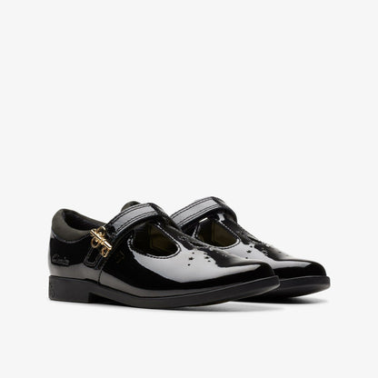 Lock Shine Kid Black Patent