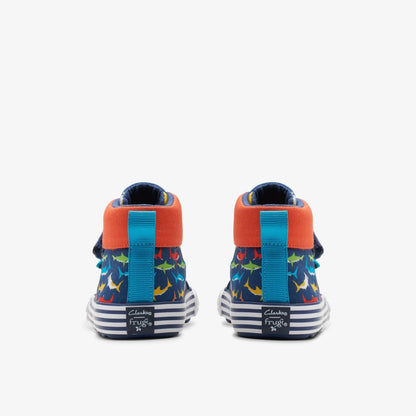 Foxing Save Hi Toddler Navy Print