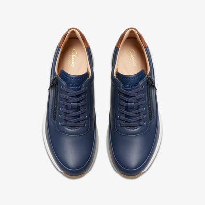 Tivoli Zip Navy Leather