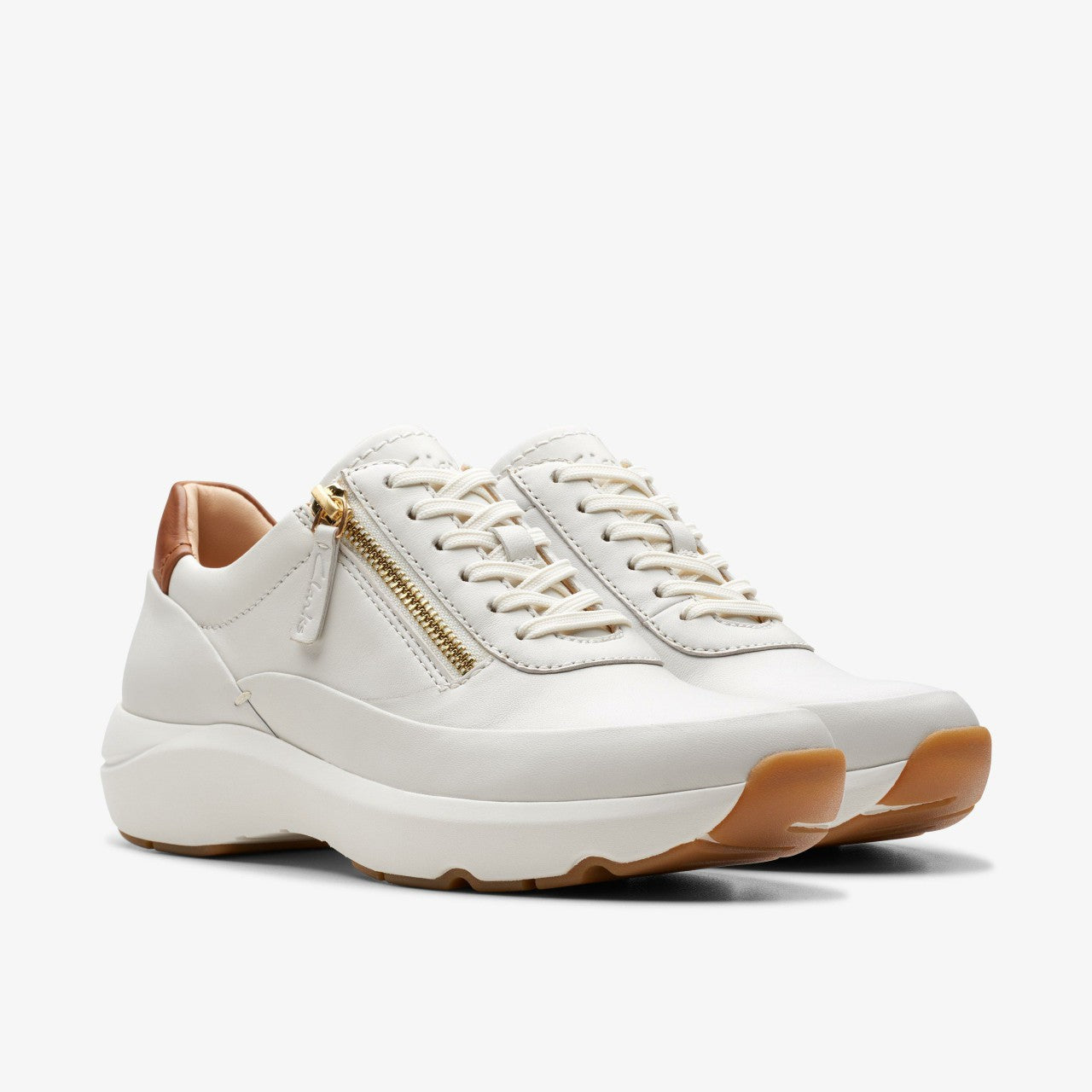 Tivoli Zip Off White Leather