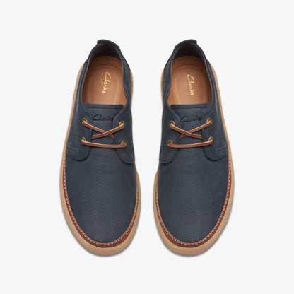 Clarkwood Low Navy Nubuck