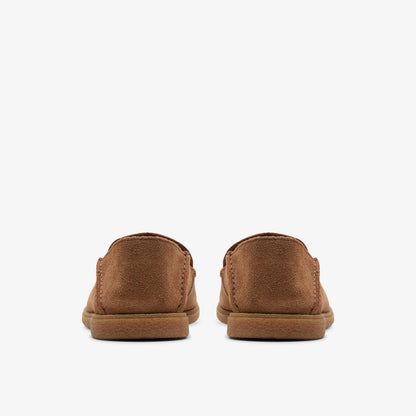 Clark Bay Step Loafer Cola Suede