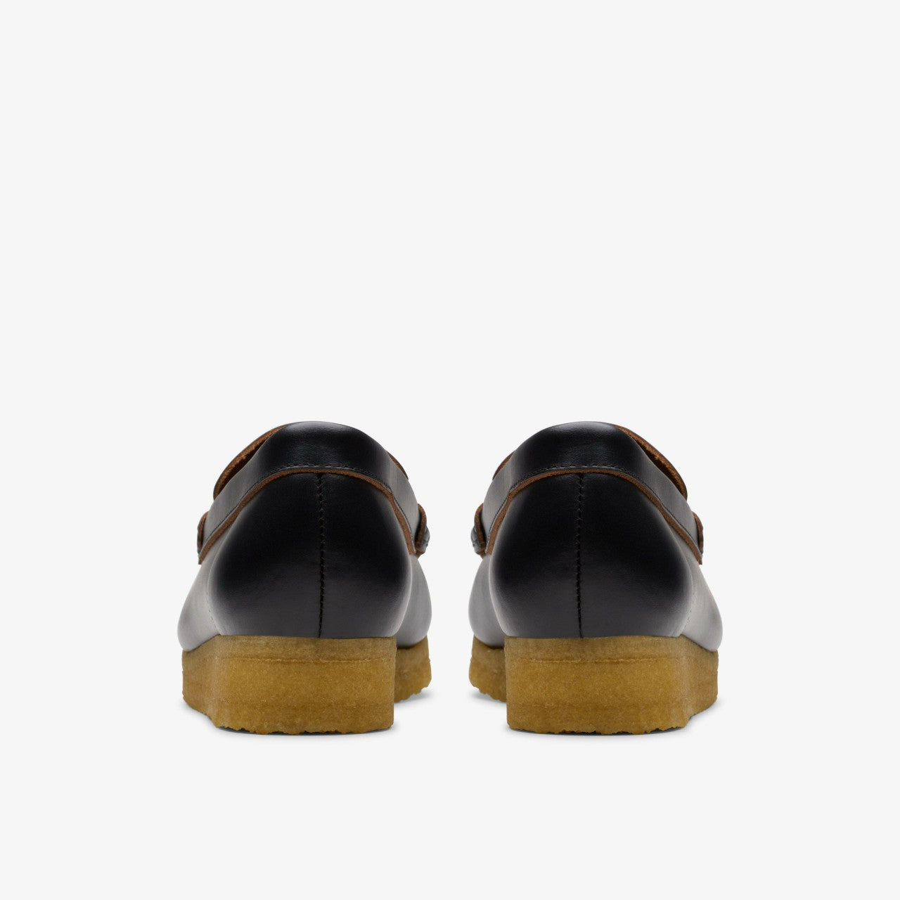 Wallabee Loafer Black Smooth Leather