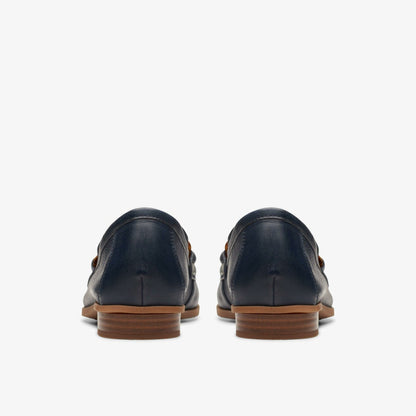 Sarafyna Iris Loafer Navy Leather