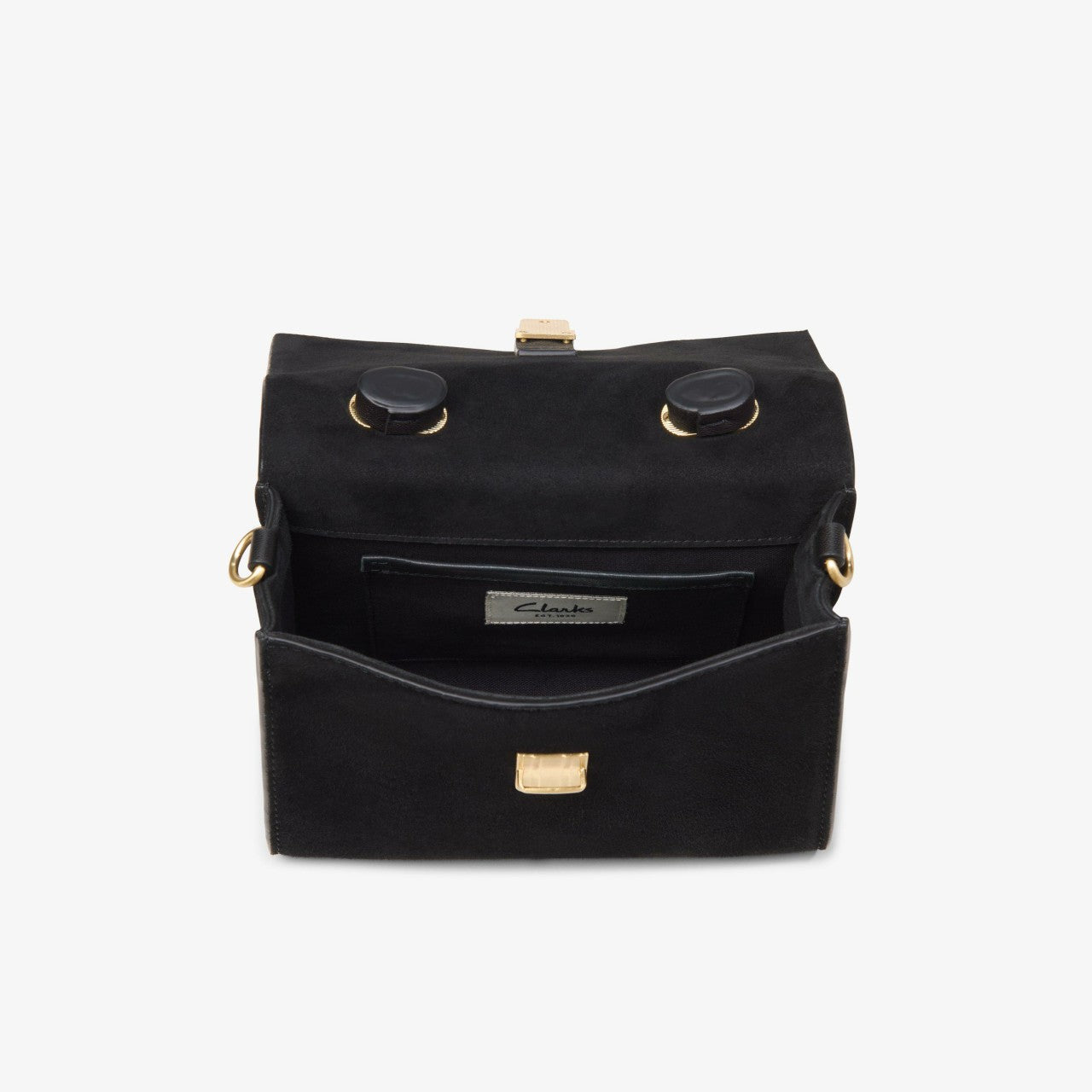 Roslyn Ritzy Black Suede