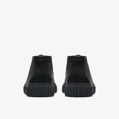 Torhill Hi Black Leather