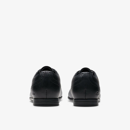 Finja Brogue Older Black Leather