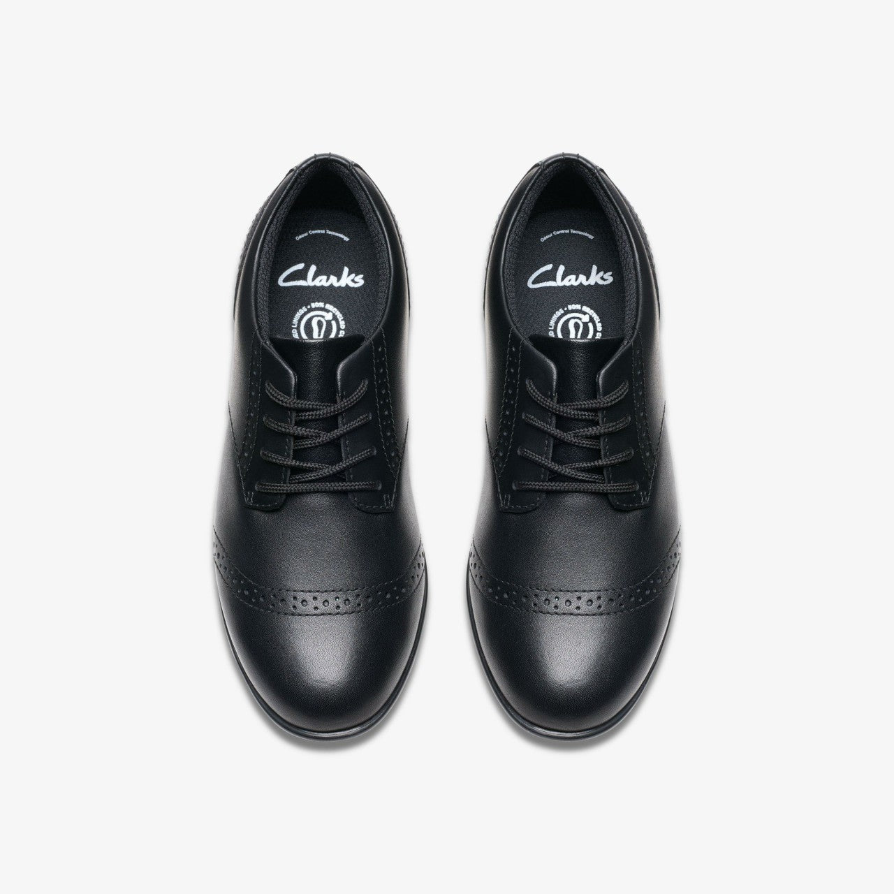 Finja Brogue Older Black Leather
