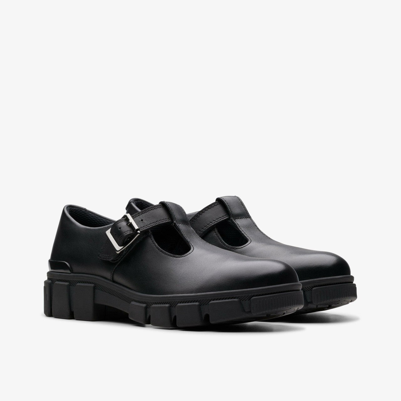Evyn Bar Youth Black Leather
