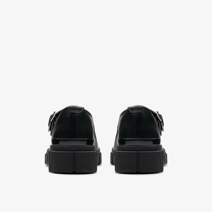 Evyn Bar Youth Black Leather