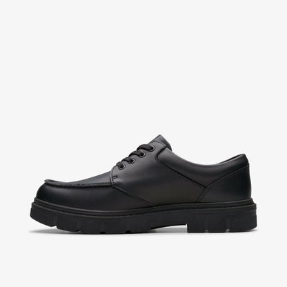 Lorcam Edge Youth Black Leather