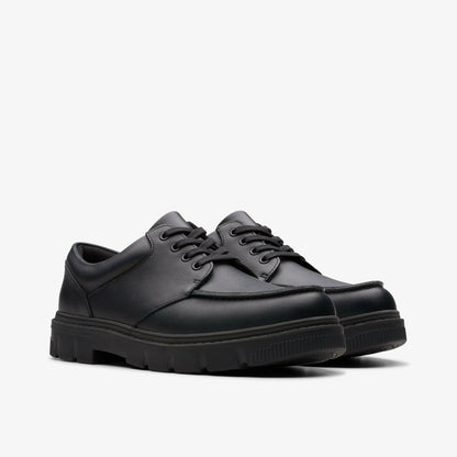 Lorcam Edge Youth Black Leather