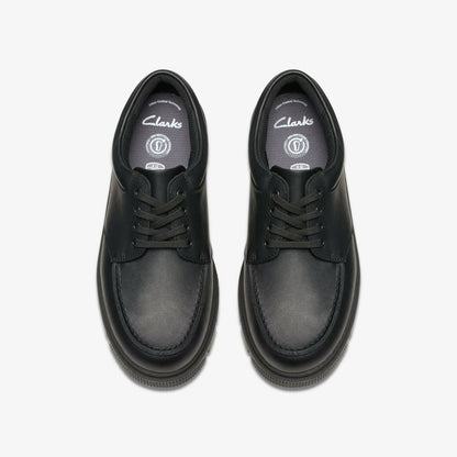 Lorcam Edge Youth Black Leather