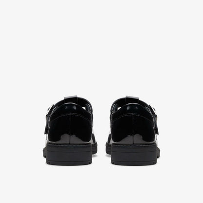 Loxham Bar Youth Black Patent