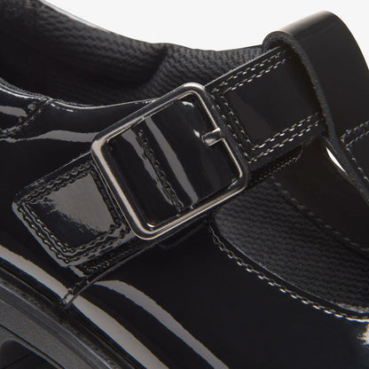 Loxham Bar Youth Black Patent