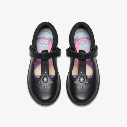 Relda Gem Kid Black Leather
