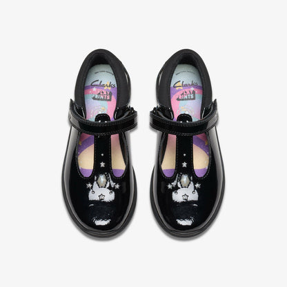 Relda Gem Kid Black Patent