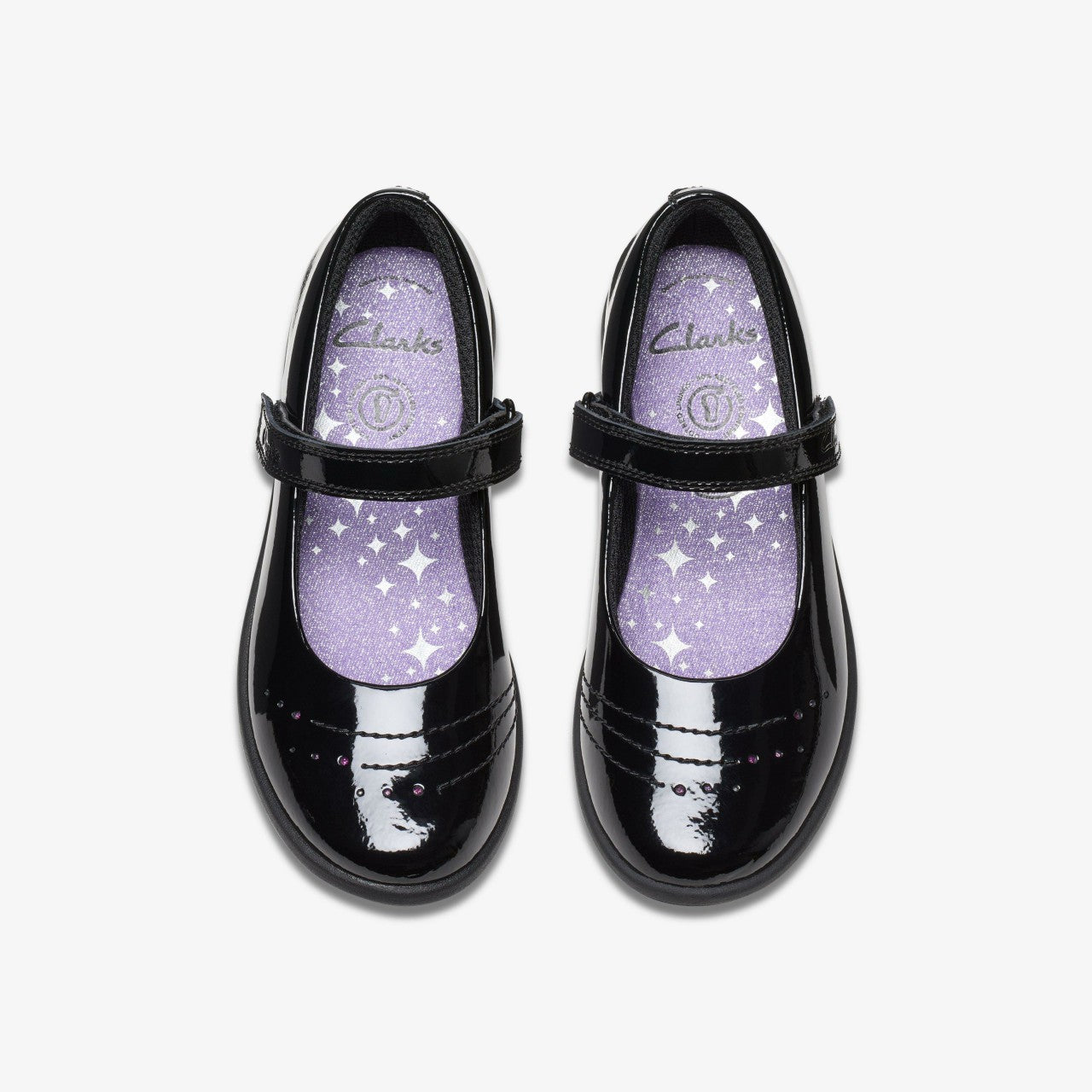 Etch Gem Kid Black Patent