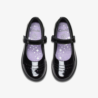 Etch Gem Kid Black Patent