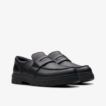 Lorcam Craft Youth Black Leather