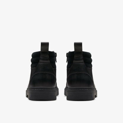 Lorcam Trail Older Black Leather