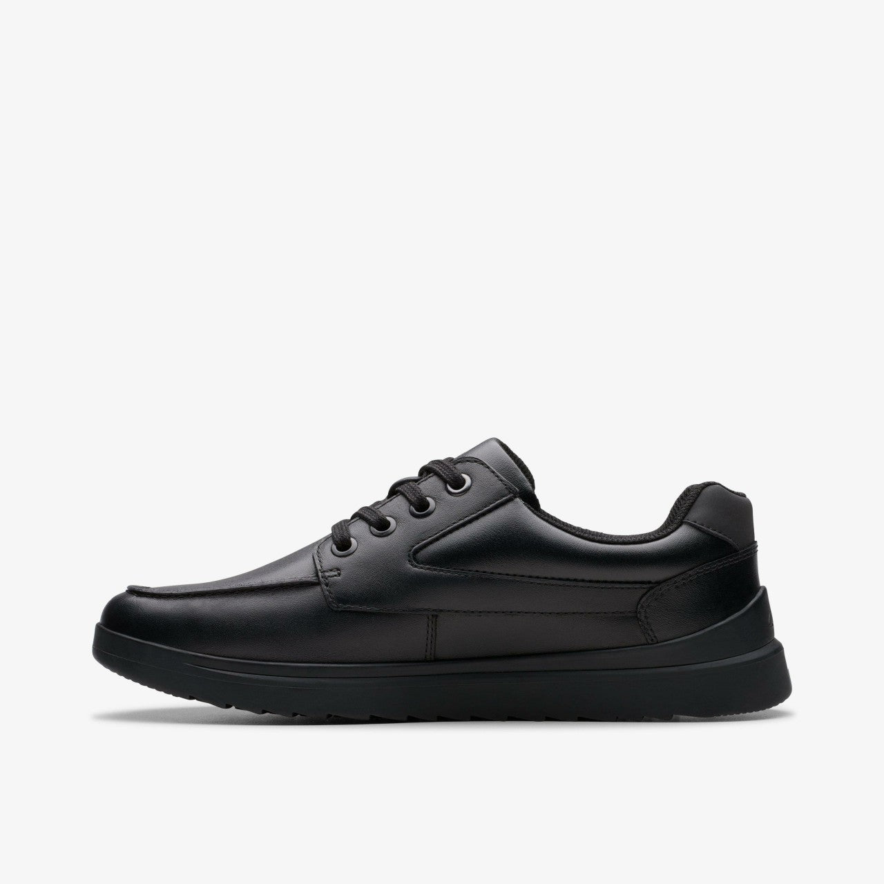 Keelan Flare Youth Black Leather