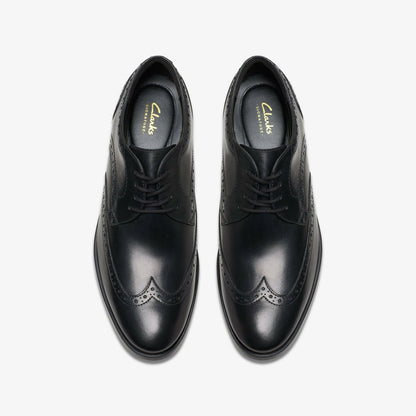 Brandon Limit Brogue Black Leather