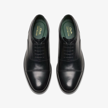 Craft James Cap Black Leather