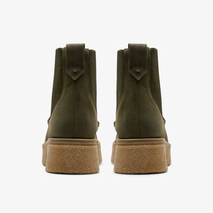 Linoso Top Ankle Boot Dark Green Nubuck