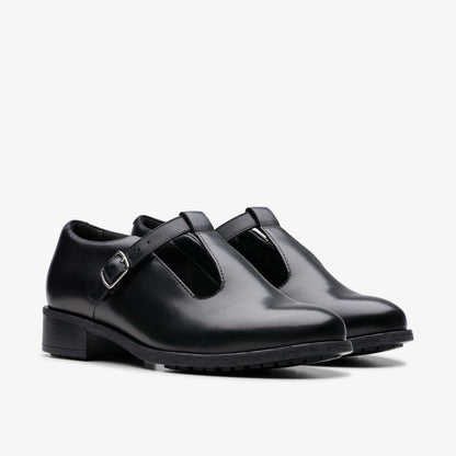 Havisham Bar Black Leather