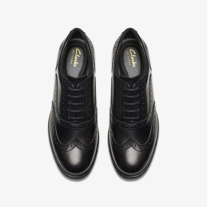Havisham Oak Black Leather