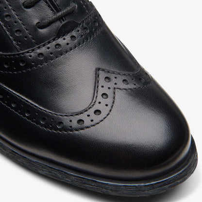 Havisham Oak Black Leather