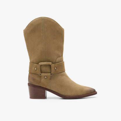 Morzine Rise Dark Sand Suede