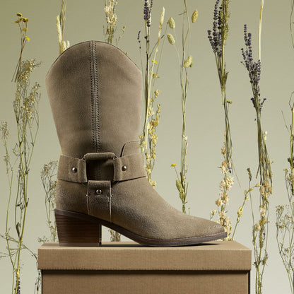 Morzine Rise Dark Sand Suede