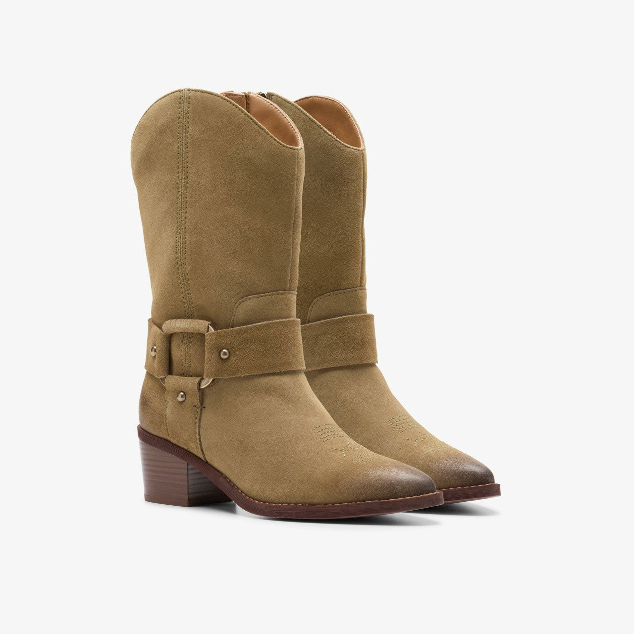 Morzine Rise Dark Sand Suede