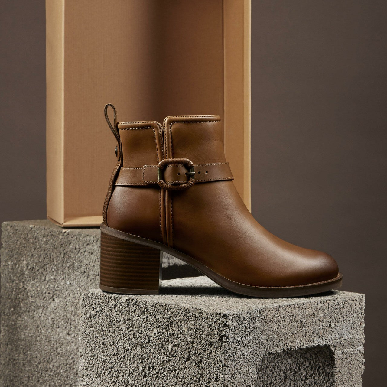 Chamberly Trim Mid Tan Leather