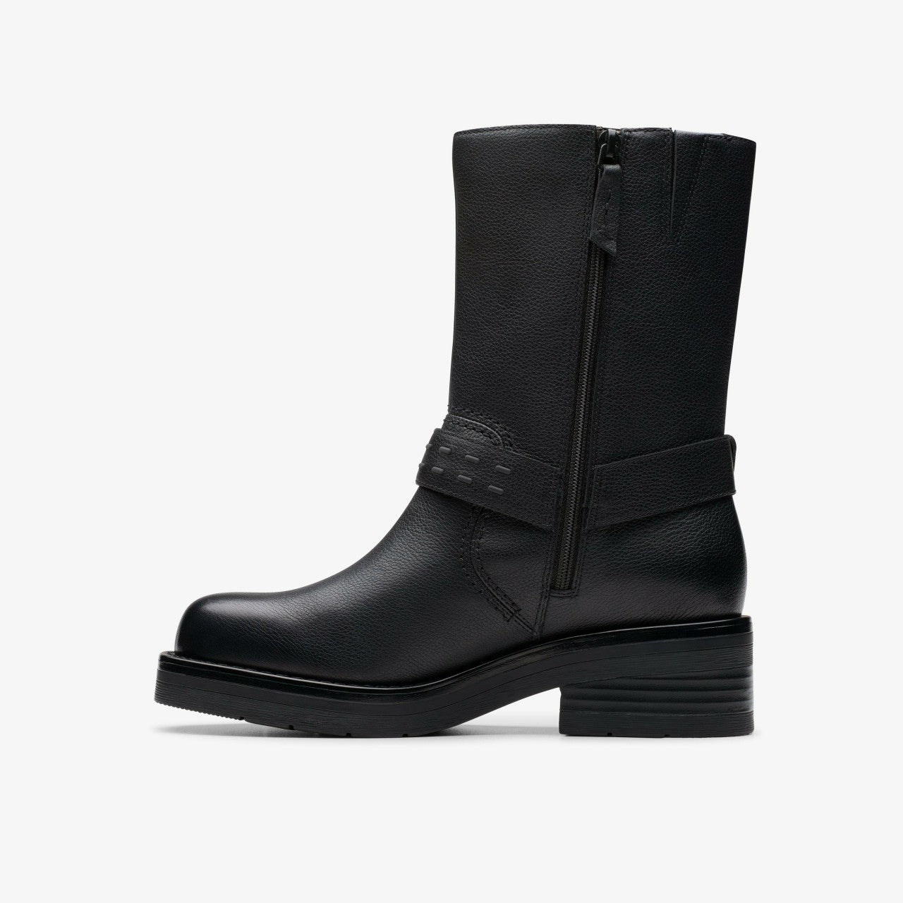 Rebelle Up Black Leather