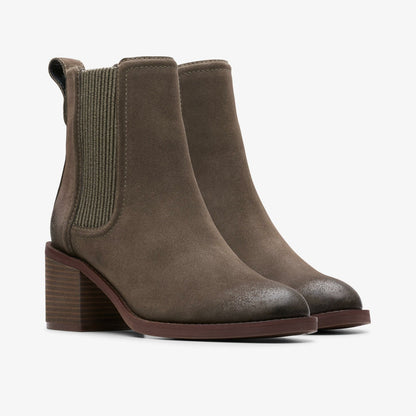 Chamberly Top Mole Grey Suede