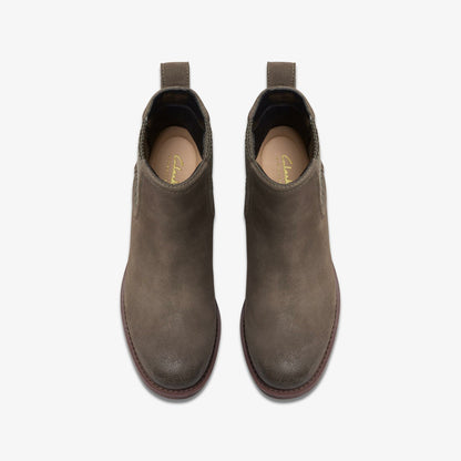 Chamberly Top Mole Grey Suede