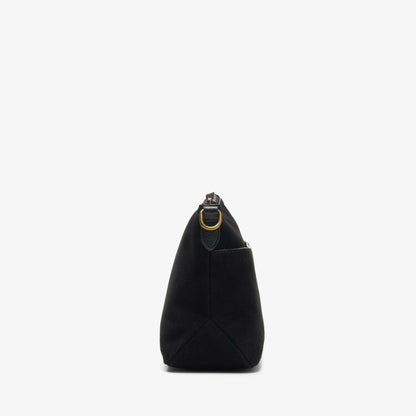 Willow Cross Black Suede