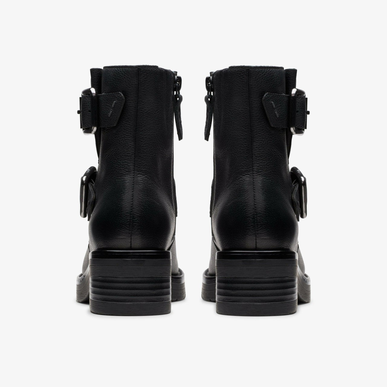 Rebelle Buckle Black Leather
