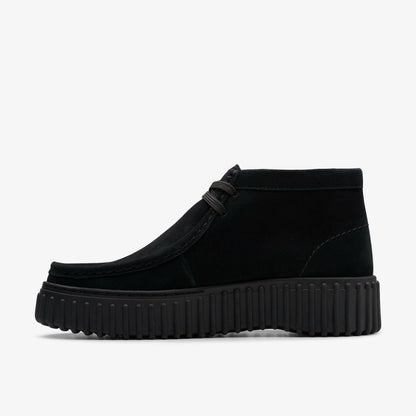Torhill Moss Black Suede