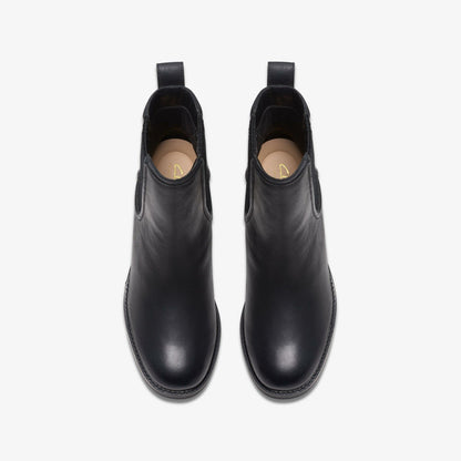 Chamberly Top Black Leather