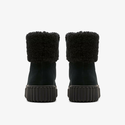 Torhill Turn Black Warmlined Suede