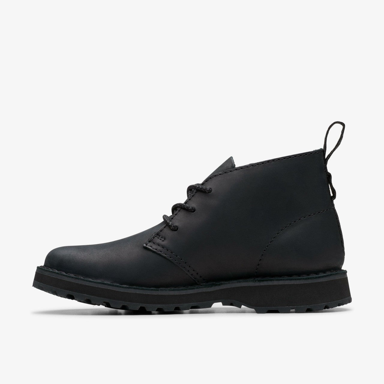 Solsbury Desert Boot Black Leather