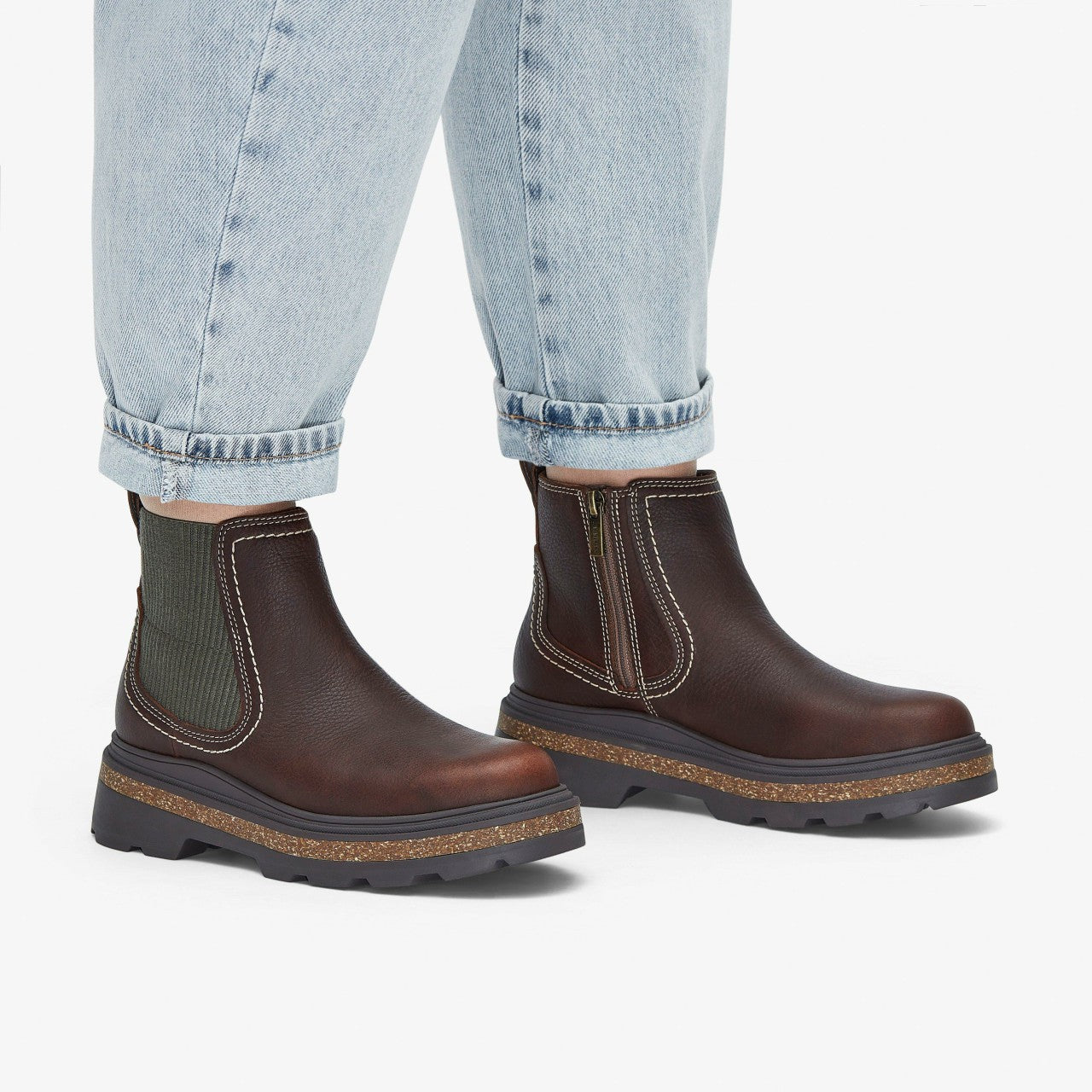 Hencroft Step Waterproof Brown Leather