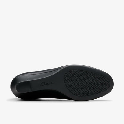 Olivette Pearl Black Leather