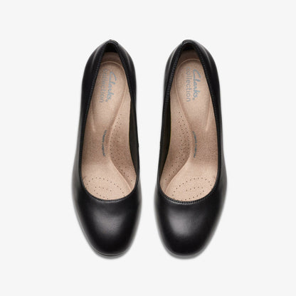 Olivette Pearl Black Leather