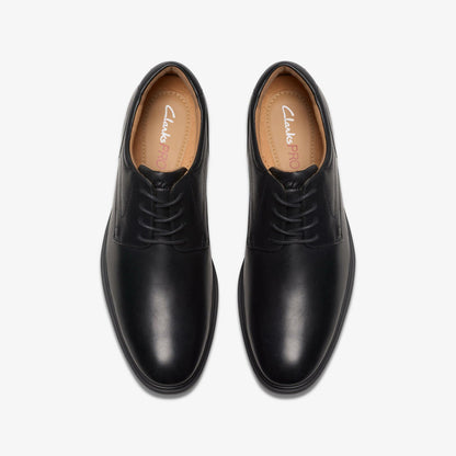 Eldredge Plain Black Leather