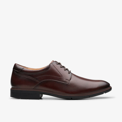 Eldredge Plain Dark Brown Leather